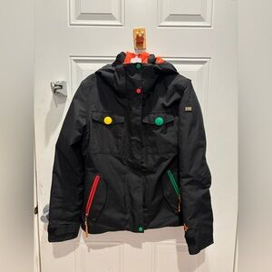 Jc De Castelbajac Rossignol Goretex Ski Jacket Size Black m Waterproof